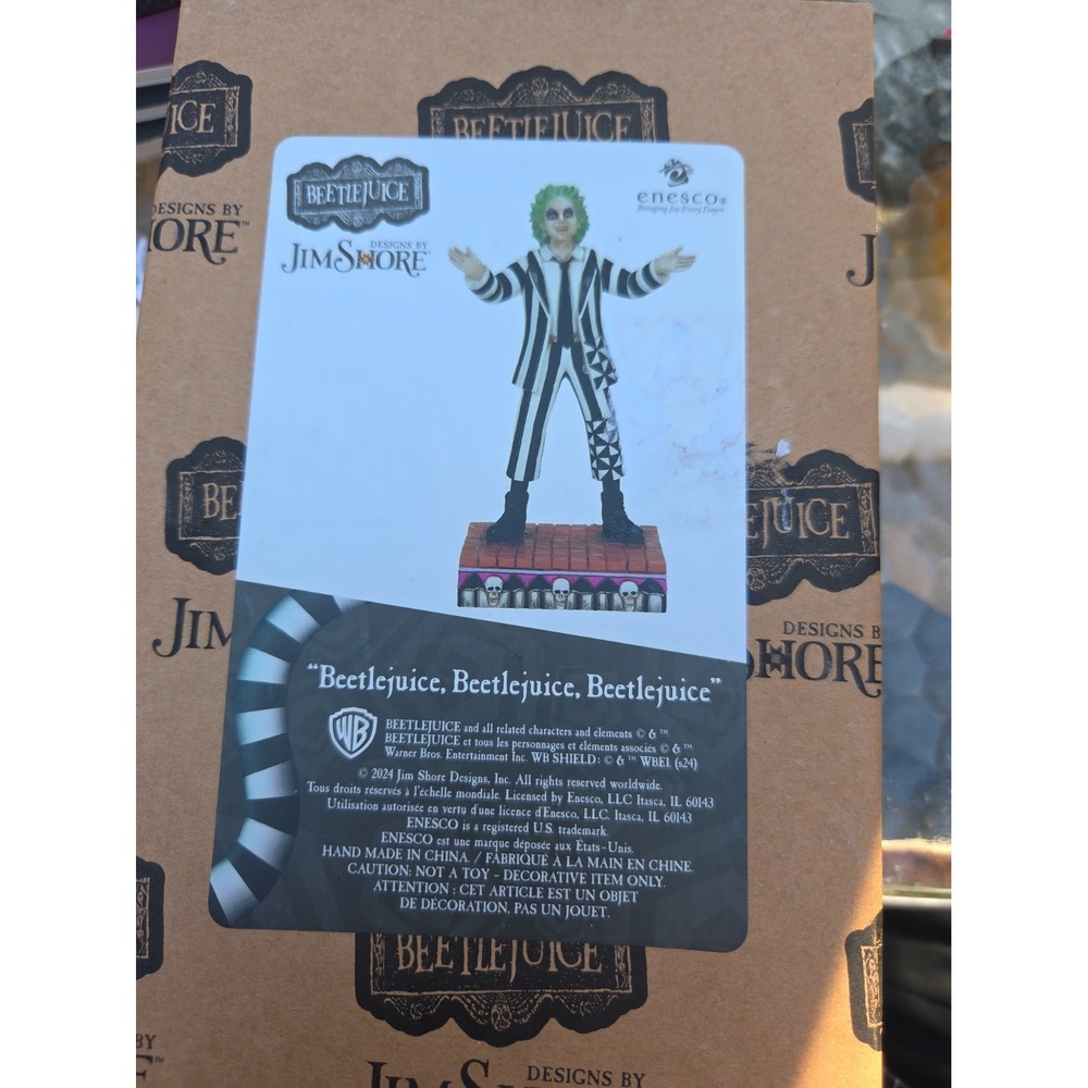 Beetlejuice Figurine - NIB- Jim Shore Design By Enesco